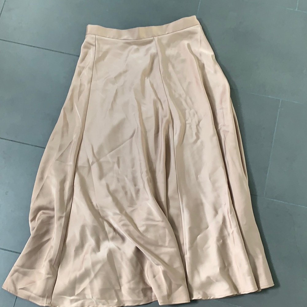 Banana Republic Satin Maxi Skirt